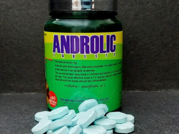 Androlic (Оксиметалон) от British Dragon (100 tab 50mg)